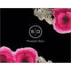 Black Poppy Initials Thank You Note Cards Image 3 of 3